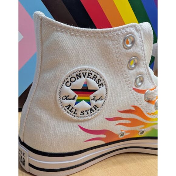 Converse Chuck Taylor All Star Pride Unisex High Top Sneakers Women's 8.5 NIB - Picture 11 of 14